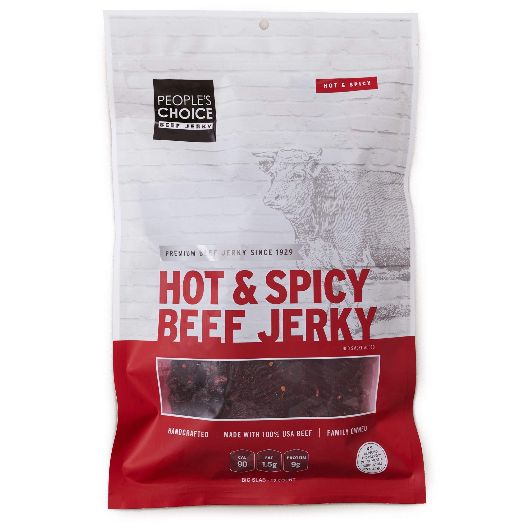 Spicy Fresh Jumbo Beef Jerky Sticks (2.5lb) — Smokin' Oak