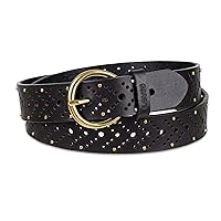 Levi's Women's Multi-Perforate Fully Adjustable Casual Belt for Jeans, Trousers and Dresses