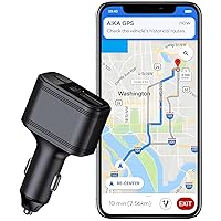 GPS Tracker for Vehicles, Real-Time GPS Tracker and Car Charger 2 in 1,with Real-Time Alerts, SOS, Worldwide Coverage 4G LTE Hidden GPS Tracking Device for Cars, Trucks, Fleets [SIM Card Needed]