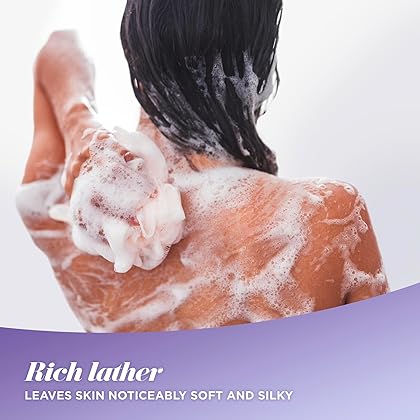 Caress Body Wash Jasmine & Lavender Oil For Soft, Fragrant Skin Body Soap to Rest & Unwind 20 fl oz, Pack of 4