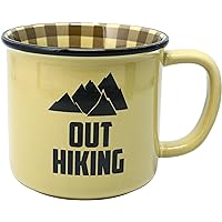 Pavilion - Out Hiking - 18 oz Coffee Mug Cup For Outdoorsy Woodsy Hiking Camping Mountain Men Women Gift