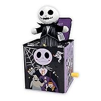KIDS PREFERRED Disney Baby The Nightmare Before Christmas Jack Skellington Classic Jack in The Box Musical Toys for Babies and Toddlers, 5 Inches