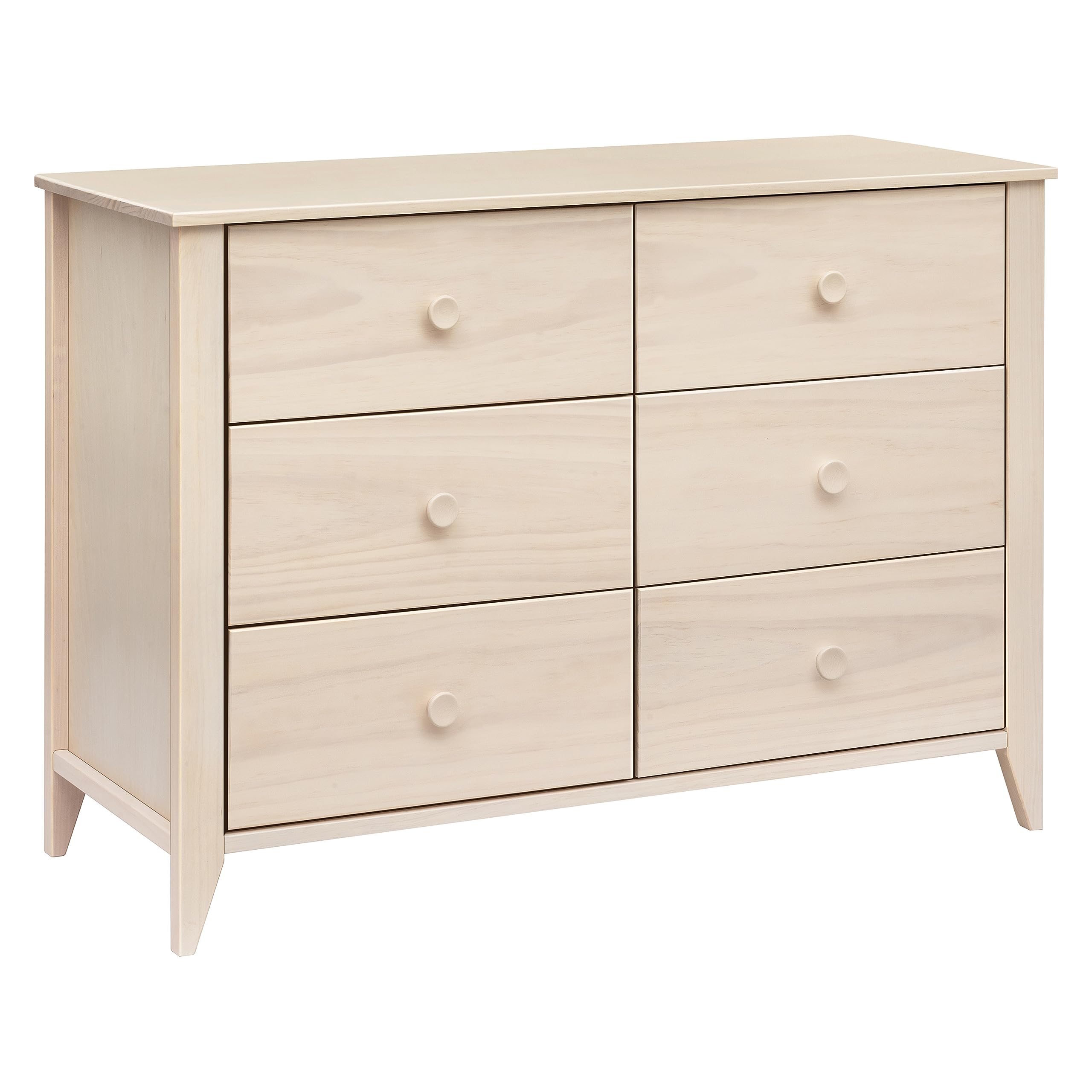 Babyletto Sprout 6-Drawer Double Dresser in Washed Natural, Greenguard Gold Certified