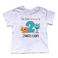Children's This Little Monster Birthday Boy Personalized Shirt