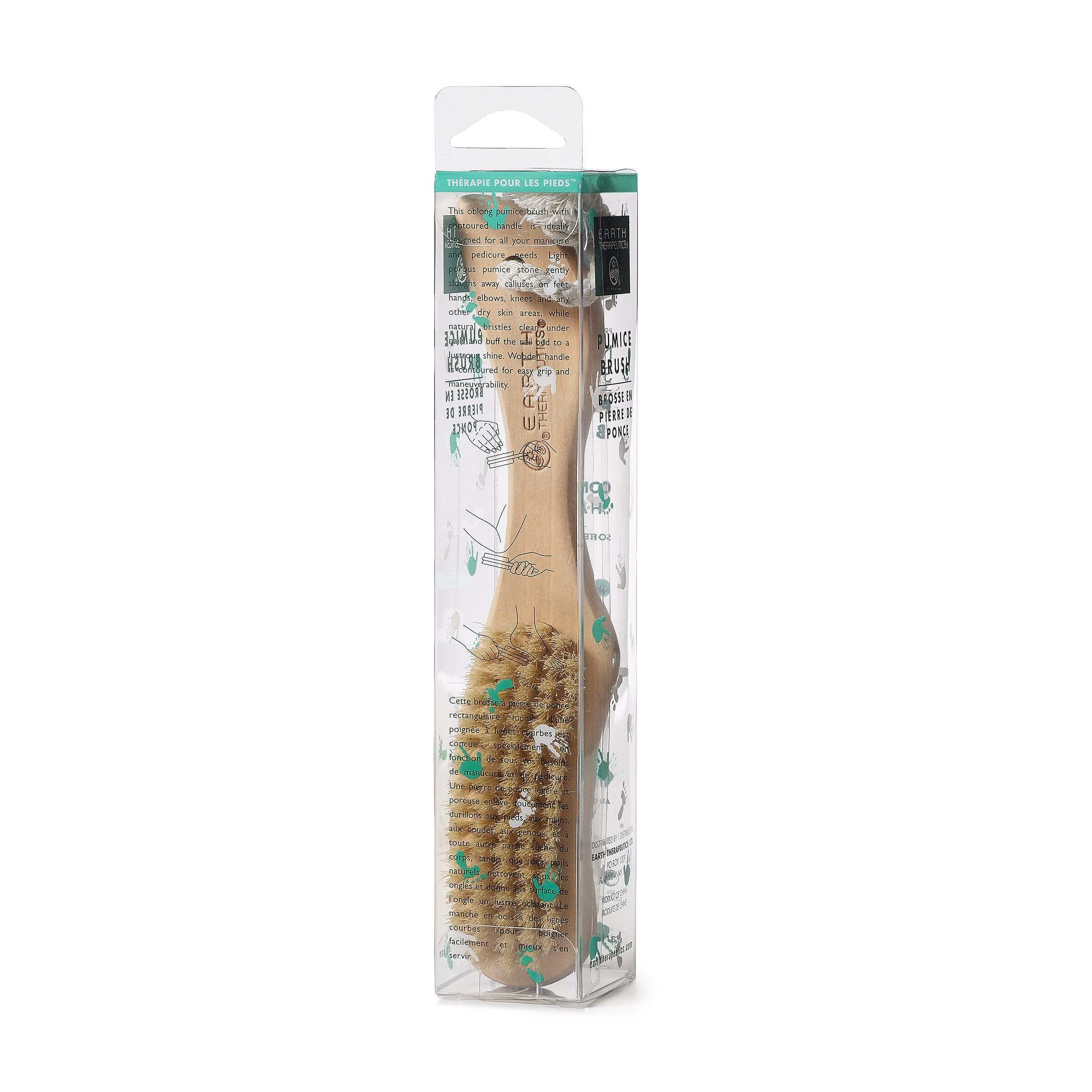 Earth Therapeutics Natural Sierra Pumice Brush w/Contour Handle