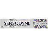 Sensodyne Toothpaste for Sensitive Teeth and Cavity Prevention, Maximum Strenth Extra Whitening 2.7 oz (3 Pack)