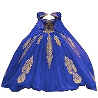 Cute 3D Butterfly on Lace Flower Embroidery Ball Gown Quinceanera Prom Dresses with Strap Sweet 16 Dress