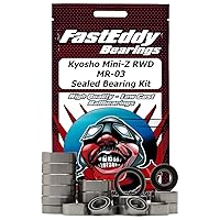 FastEddy Bearings Compatible with Kyosho Mini-Z RWD MR-03 Sealed Bearing Kit