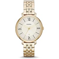Jacqueline Women's Watch with Stainless Steel or Leather Band, Analog Watch Display