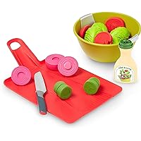 Casdon Joseph Joseph Toys - Chop2Pot - Super Safe Kitchen Playset for Kids with Foldable Chopping Board & Choppable Play Food - For Children Aged 2+