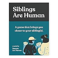 Siblings are Human - 140 Conversation Cards to Help Deepen Sibling Relationships | Card Game for Bonding & Communication | Therapy for Adults | from The Makers of Parents Are Human