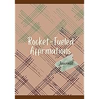 Rocket-Fueled Affirmations Journal: Chocolate Mint Plaid