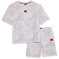HUGO girls Splash Print Relaxed Fit T-shirt and Shorts SetShorts and Shirt Set