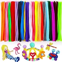 Pipe Cleaners,1600 Pieces Pipe Cleaners Crafts Pipe Cleaners Craft Supplies  in 32 Colors Chenille Stems for Home and School DIY Art Crafts (0.23 X 11.8  Inches)