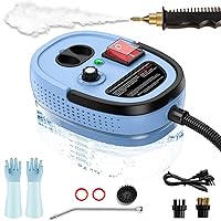 Steam Cleaner, 1200ml High Pressure Steamer for Cleaning Handheld Steam Cleaner for Home,High-Temperature Steamer Cleaner for Car,Upholstery,Kitchen, Bathroom,Car Detailing,Grout and Tile