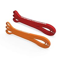 RubberBanditz Pull Up Assist Bands Set by Functional Fitness. Heavy Duty Resistance and Assistance Training Band