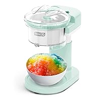 DASH Shaved Ice Maker and Slushie Machine (Aqua): Multi-Purpose Ice Shaver Machine for Homemade Shaved Ice, Snow Cones, Slushies, Cocktails & More with Stainless Steel Blades, Easy to Clean and Store