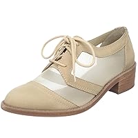 LOEFFLER RANDALL Women's Oona Oxford,Sand,8.5 M US