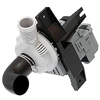 [UPGRADED] Ultra Durable W10536347 Washer Drain Pump Replacement part by BlueStars - Exact Fit for Whirlpool Kenmore Washers - Replaces W10217134 AP5650269 W10281682 PS5136124