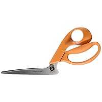 Fiskars 199600-1001RazorEdge Fabric Shears/Seam Ripper for Tabletop Cutting , 9 Inch , Orange