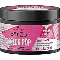 Color Pop Semi-Permanent Hair Color Mask, Pink, 5.1 oz