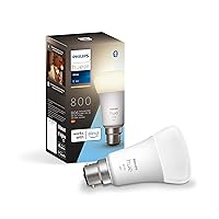 White LED Smart Light Bulb 1 Pack [B22 Bayonet Cap] Warm White - for Indoor Home Lighting, Compatible with Amazon Alexa Devices