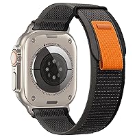 Trail Loop Compatible with Apple Watch Ultra Band 49mm 45mm 44mm 42mm 41mm 40mm 38mm Men Women, Soft Braided Weave Nylon Sport Wristbands for iWatch Ultra 2 Series 9 8 7 6 5 4 3 2 1 SE