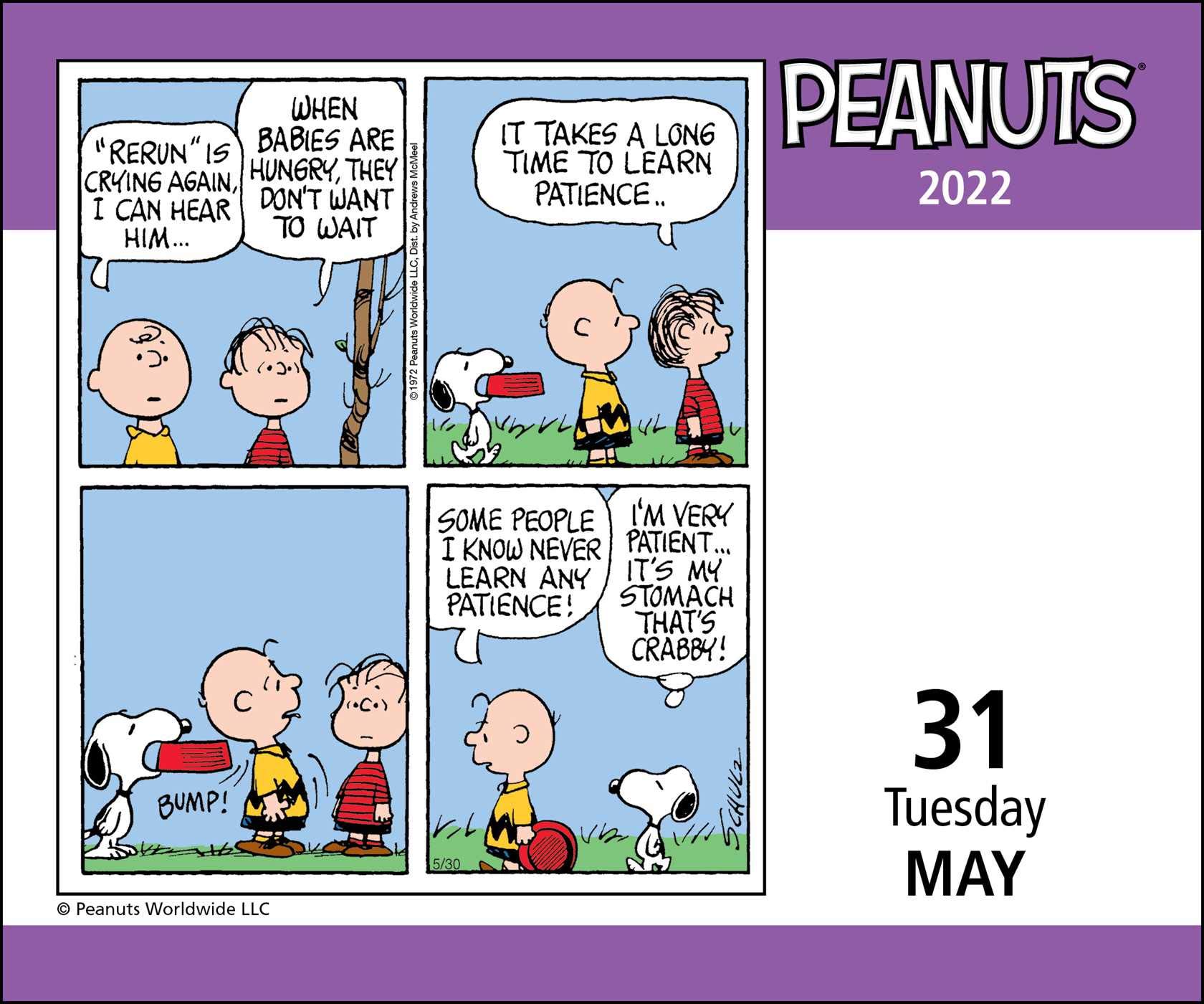 Peanuts 2022 Day-to-Day Calendar