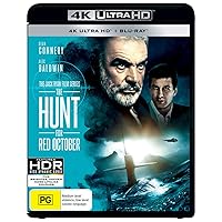 The Hunt for Red October 4K UHD / Blu-ray | Sean Connery | NON-USA Format | Region B Import - Australia The Hunt for Red October 4K UHD / Blu-ray | Sean Connery | NON-USA Format | Region B Import - Australia Blu-ray