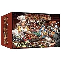 Slugfest Games: Red Dragon Inn: Smorgasbox, Expansion, Includes Roobted Version of this Product, with Five New Games, For Ages 13 and up