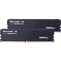 G.SKILL Ripjaws S5 Series (Intel XMP 3.0) DDR5 RAM 96GB (2x48GB) 6800MT/s CL34-46-46-108 1.35V Desktop Computer Memory UDIMM - Matte Black (F5-6800J3446F48GX2-RS5K)