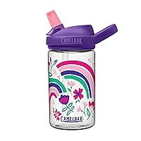 CamelBak Eddy+ 14oz Kids Water Bottle with Tritan Renew – Straw Top, Leak-Proof When Closed