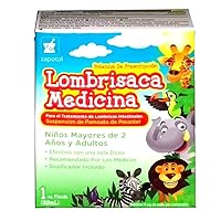 Medicina Worms Treatment 1 oz - Tratamiento para Lombrices Estomacales (Pack of 1)