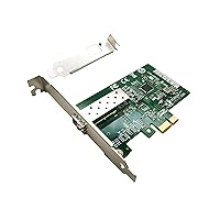 1.25Gb PCIe x1 Converged Ethernet Network Card, Single SFP Port LAN Card Gigabit NIC with Intel I210-AS Chipset Server Support Windows Server/Windows/Linux/Vmware ESXI…