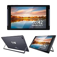10.1 inch Tablet, TJD Android Tablets, 2GB RAM 32GB ROM (512GB Expandable Storage), Quad Core Processor, HD IPS Screen, 2.0MP Front+8.0MP Rear Camera, Wi-Fi, Bluetooth, Google GMS Tablet with Stand