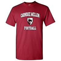 NCAA Arch Logo Football, Team Color T Shirt, College, University