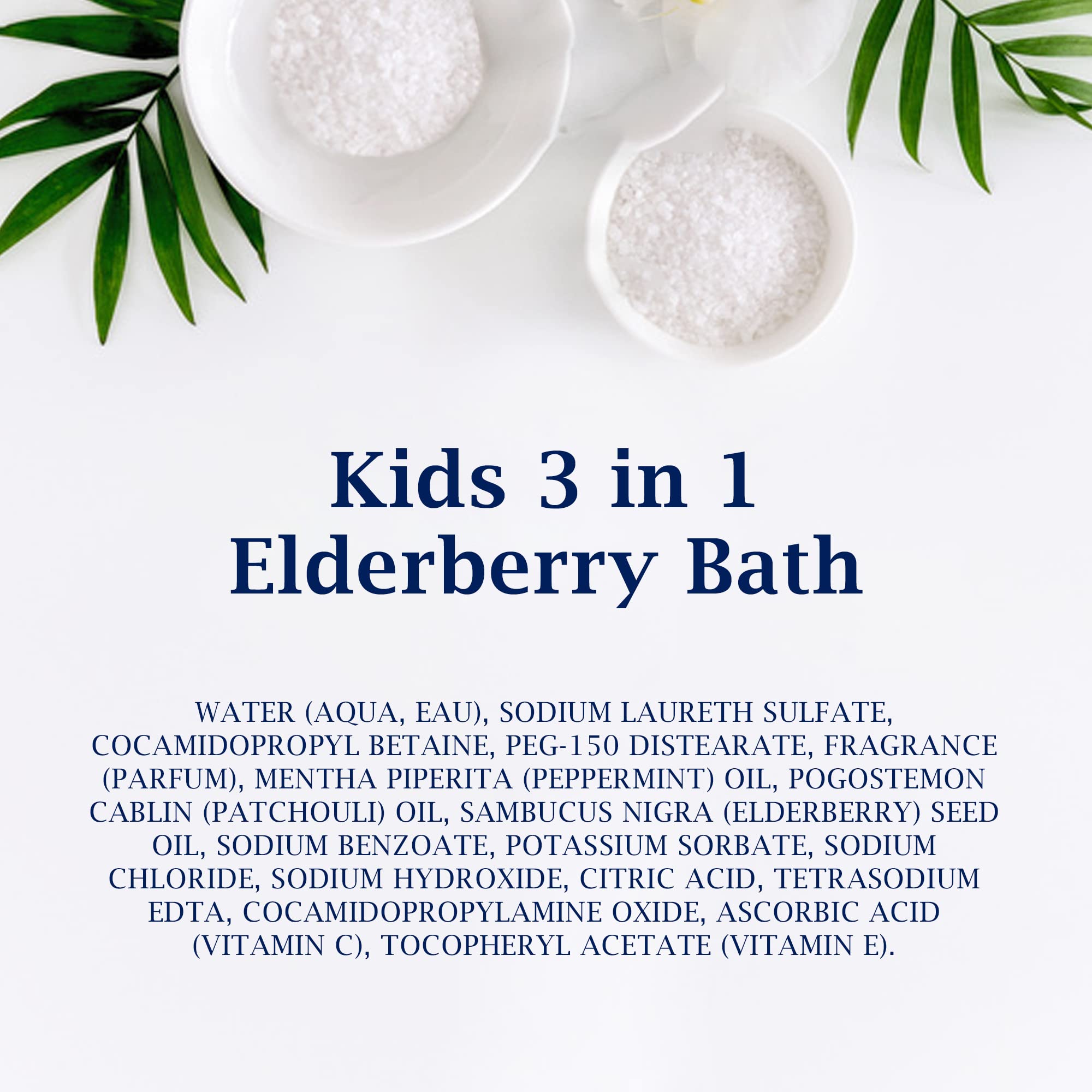 Dr Teal's Kids 3 in 1 Elderberry Bubble Bath, Body Wash & Shampoo with Vitamin C & Essential Oils 20 fl oz (Packaging May Vary)