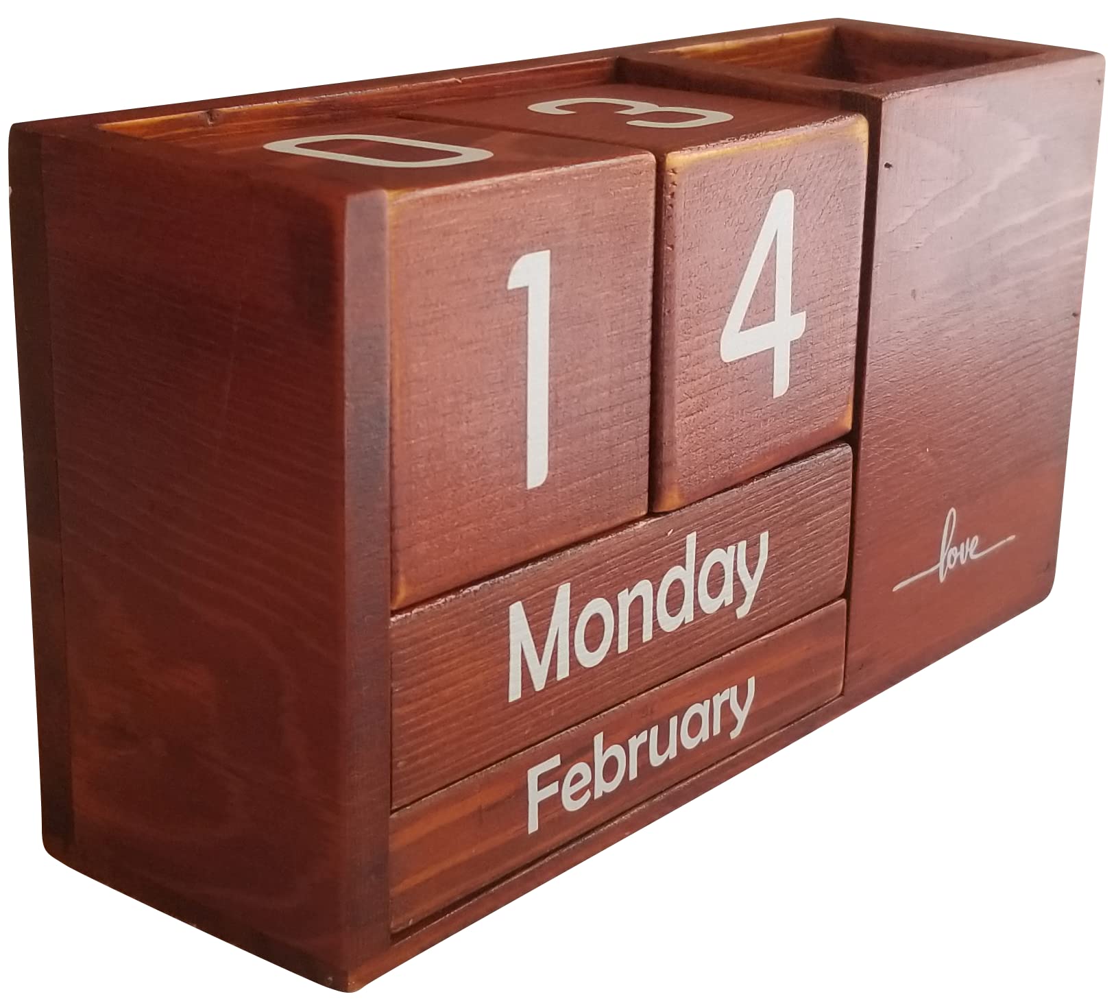 Mua Perpetual Wooden Desk Calendar by STRIVE ZEN, Daily, Weekly
