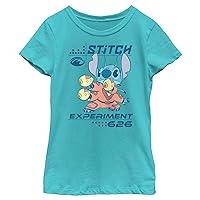 Disney Little, Big Lilo & Stitch Experiment 626 Girls Short Sleeve Tee Shirt