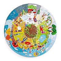 Bigjigs Toys Seasonal Circular Floor Puzzle