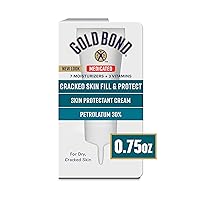 Gold Bond Ultimate Cracked Skin Relief Fill & Protect Cream for Hands, Cuticles, and Feet, 0.75 oz.