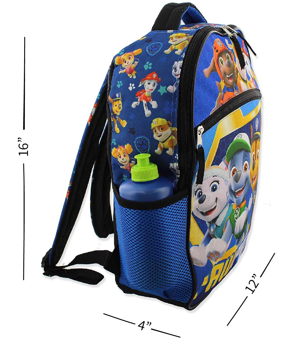 Nickelodeon Paw Patrol Pups Boy's 16 Inch School Backpack (One Size, Blue)