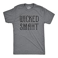 Mens Wicked Smaht Tshirt Funny Boston Accent Smart Hilarious Tee