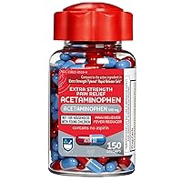 Rite Aid Extra Strength 500mg Acetaminophen Rapid Release Gelcaps - 150 Count | Joint, Muscle, Arthritis, Back Pain Relief