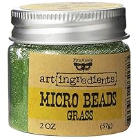 Prima Marketing 962623 Finnabair Art Ingredients Micro Beads, 2 oz, Grass