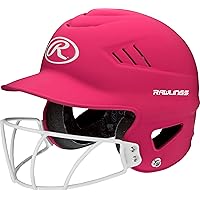 Rawlings | COOLFLO HIGHLIGHTER Batting Helmet | Face Guard Included | One Size Fits Most 6 1/2