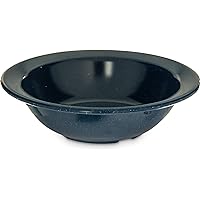 Carlisle FoodService Products Dallas Ware Reusable Plastic Bowl Fruit Bowl for Buffets, Home, and Restaurants, Melamine, 4.75 Ounces, Café Blue, (Pack of 48)