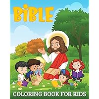 Bible Coloring Book for Kids: 49 Illustrations from the Old and the New Testament