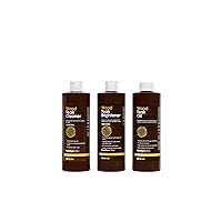Furniture Clinic Teak Care Kit | For Teak Outdoor Wood Patio Furniture | Clean, Brighten, Nourish, and Protect Treated and Untreated Wood | Contains Teak Cleaner, Teak Brightener, Teak Oil