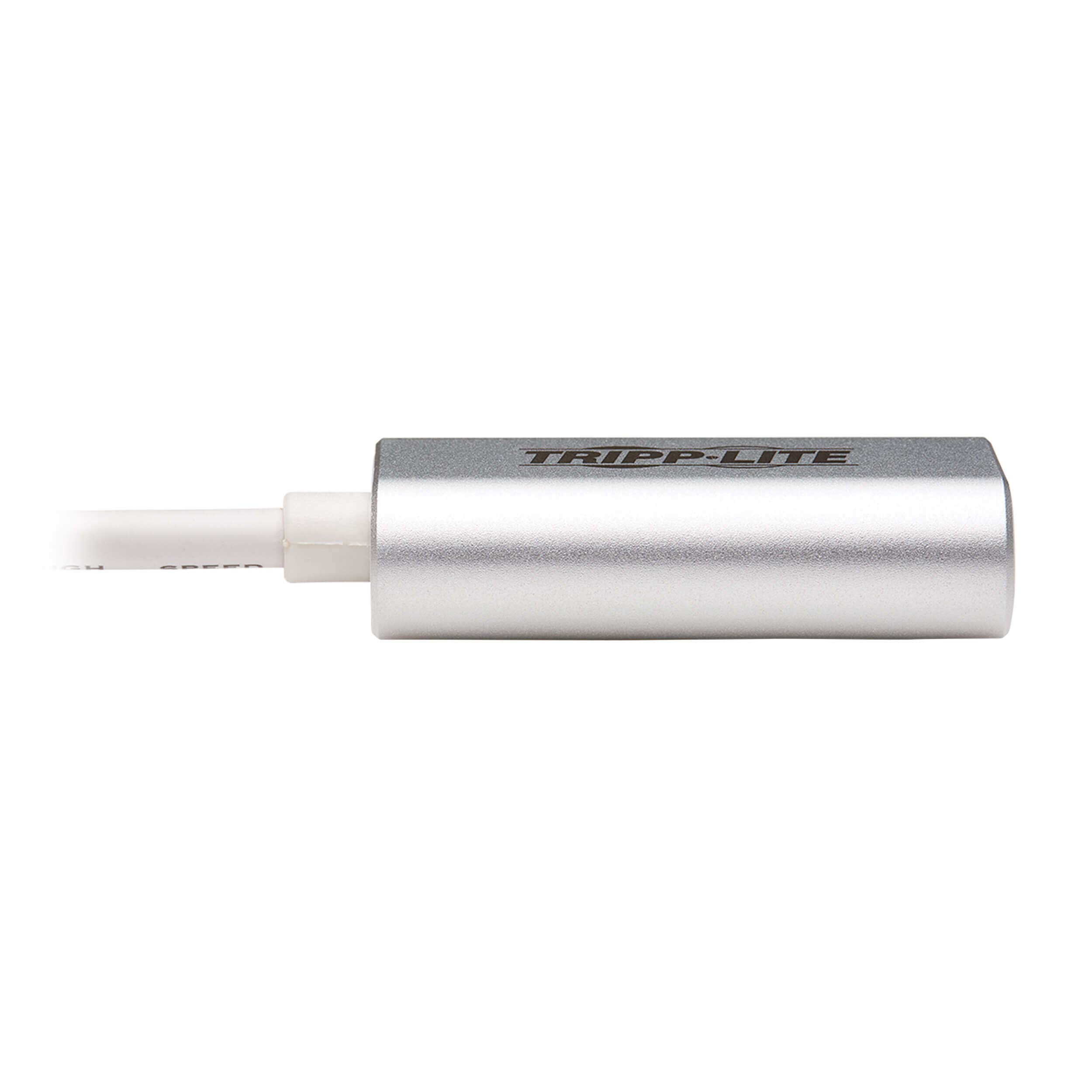 Tripp Lite USB C to 3.5mm Stero Audio Adapter for Microphone Headphones, Silver (U437-002)